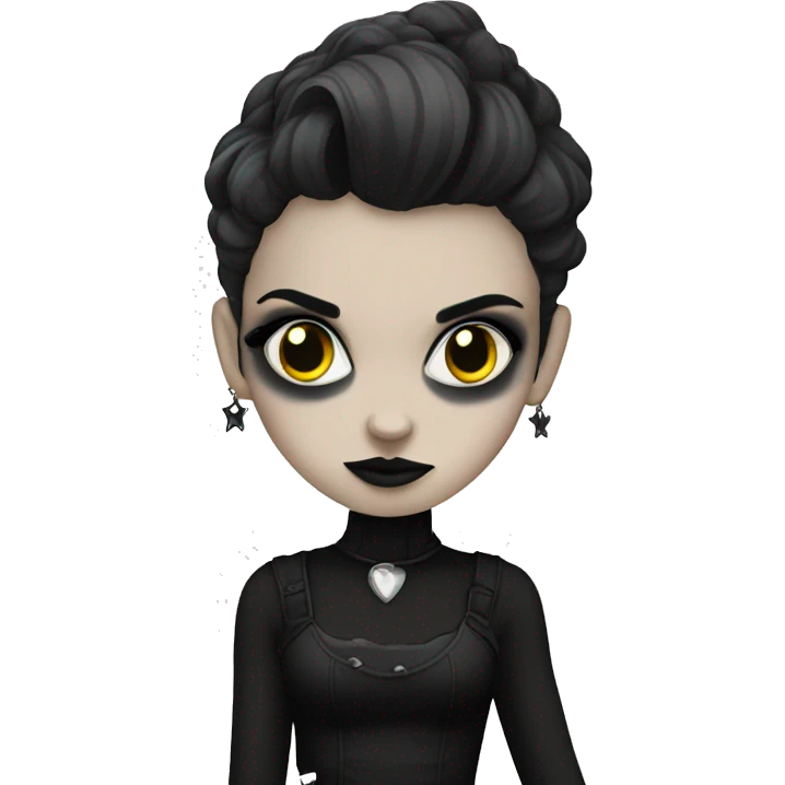 Goth chick  emoji