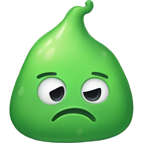 sad slime emoji