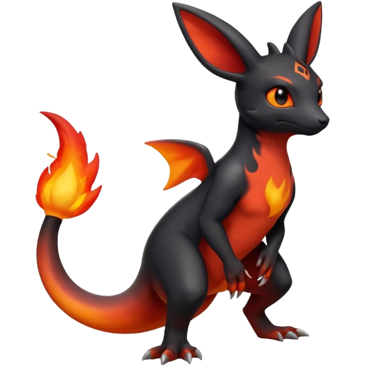 magma-gradients-colored Magmortar-Salandit-Umbreon-Flareon-Hybrid (Full body) emoji