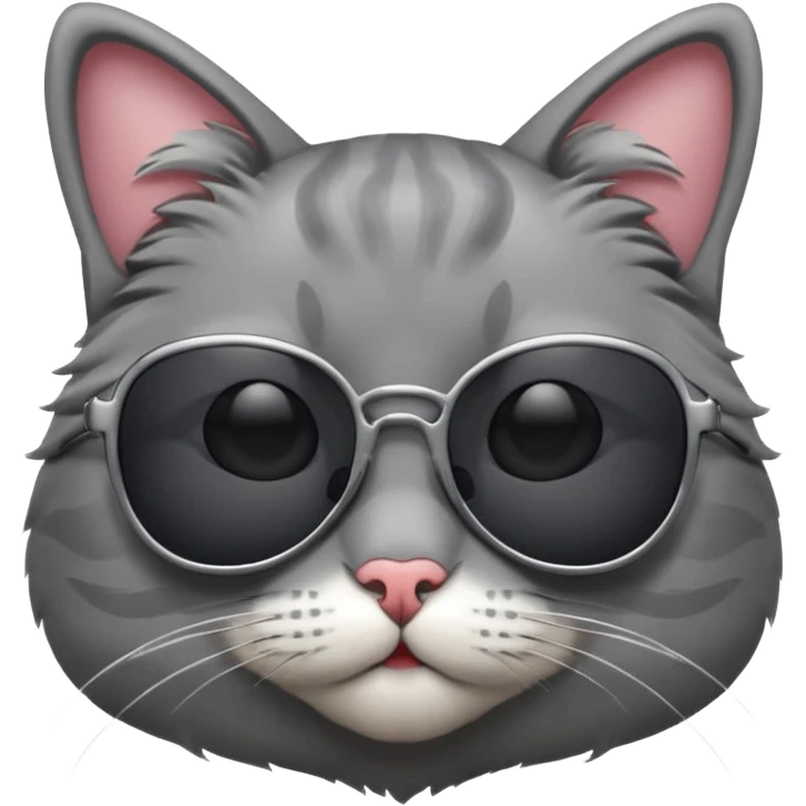Cat wearing sunglasses emoji