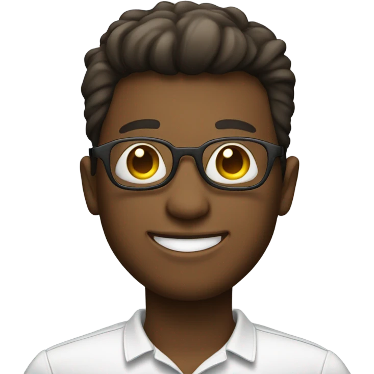 Smile emoji with heart eye glasses  emoji