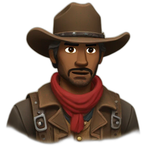 Red dead emoji