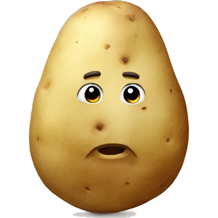 potato with face emoji
