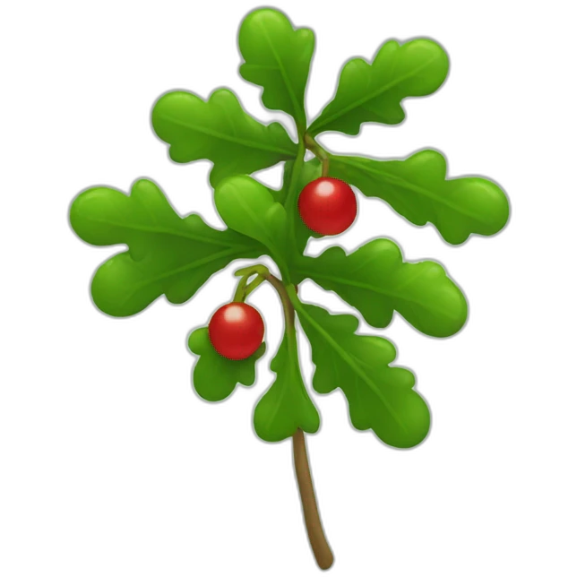 mistletoe emoji