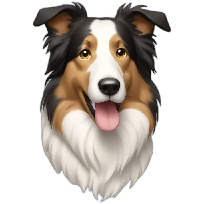 Bordeur collie emoji
