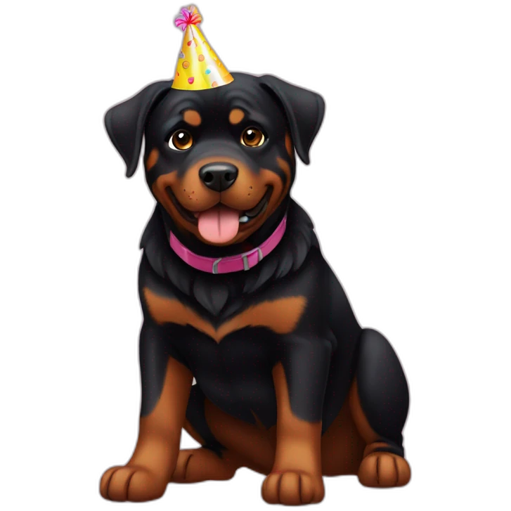 rottweiler birthday emoji