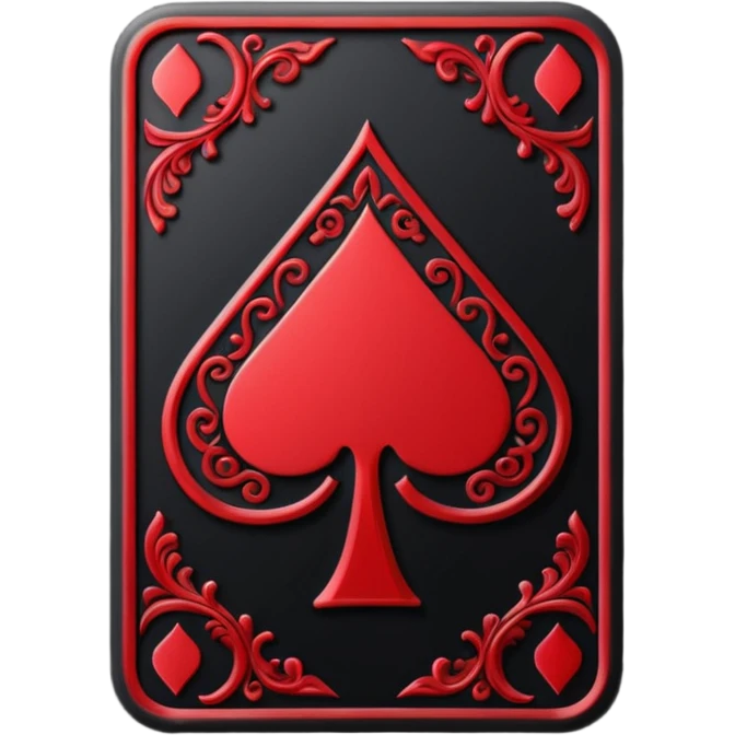 Jack of Spades with out the card only the symbols emoji
