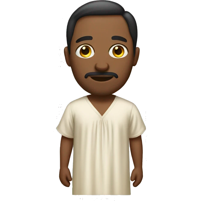 Man in a night gown  emoji