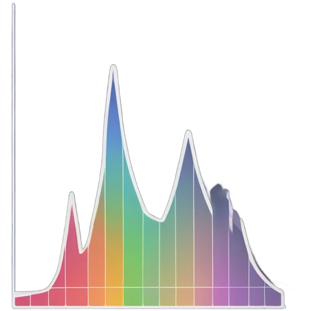 vaporware color trending up chart emoji