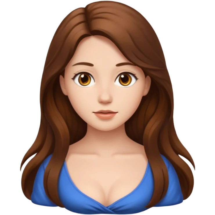 دختر سینه باز  emoji