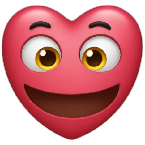 Corazón loco emoji