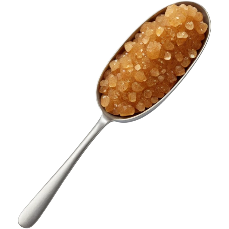 fine brown sugar on a spoon emoji