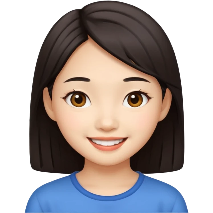 Cute Asian Girl emoji