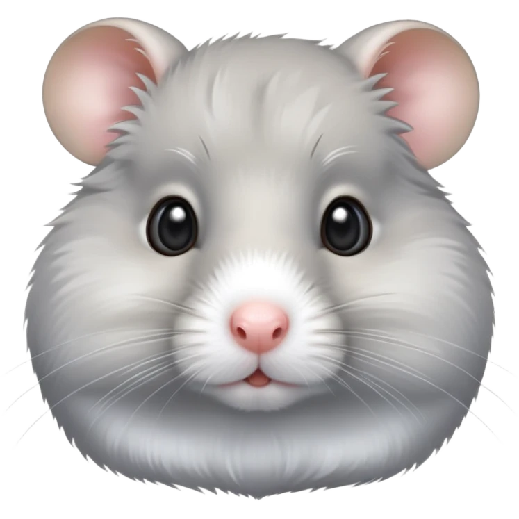 silver hamster face emoji