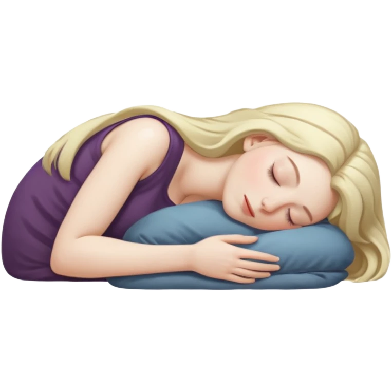 Mujer dormiendo emoji