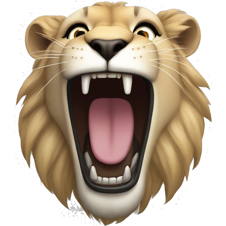 lion roaring emoji