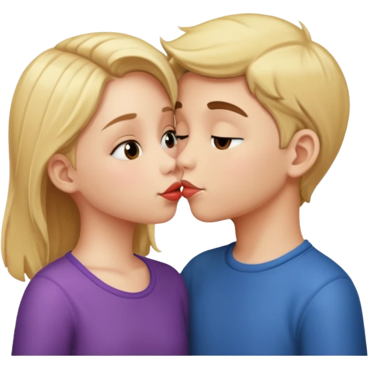 kids kiss emoji
