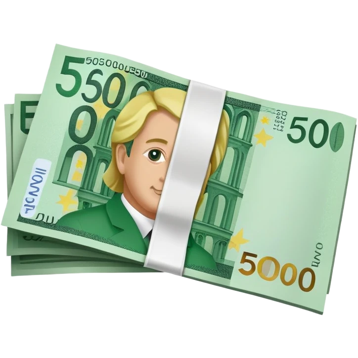 make a 500€ note emoji emoji