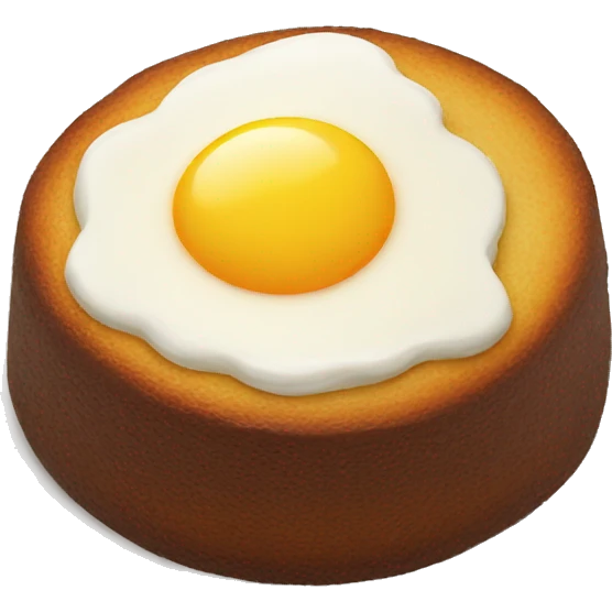 Egg cake emoji