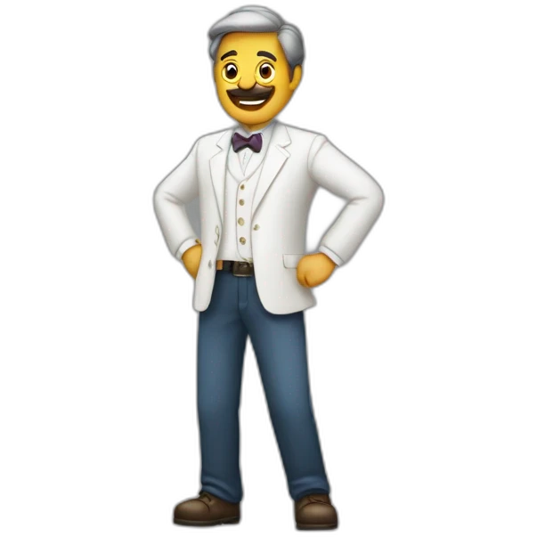 Hombre adulto maestro corrigiendo exámenes emoji