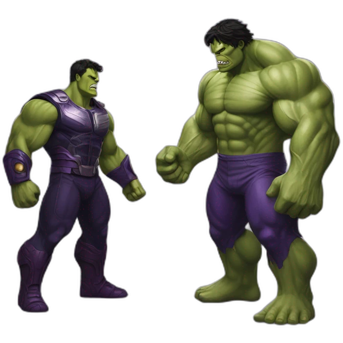 hulk vs thanos emoji