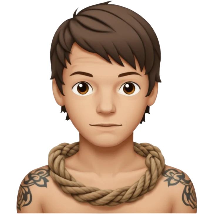 Louis tomlinson knotted rope tattoo emoji