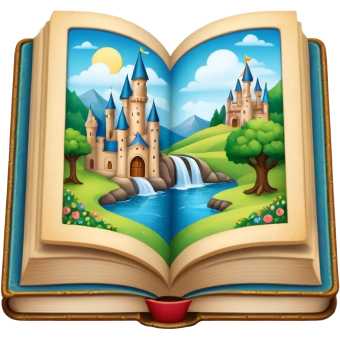 Fairytale book open emoji