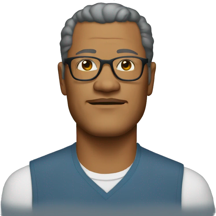 laurence-fishburne wearing shirt emoji