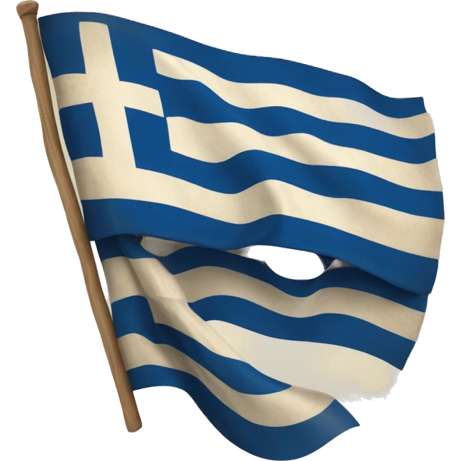 Old Greek flag emoji