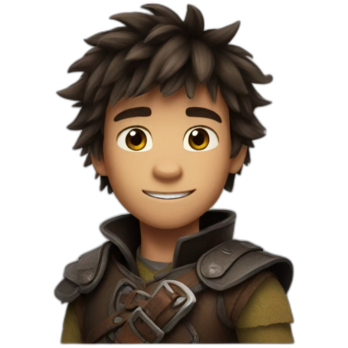 Boy on how to train your dragon emoji