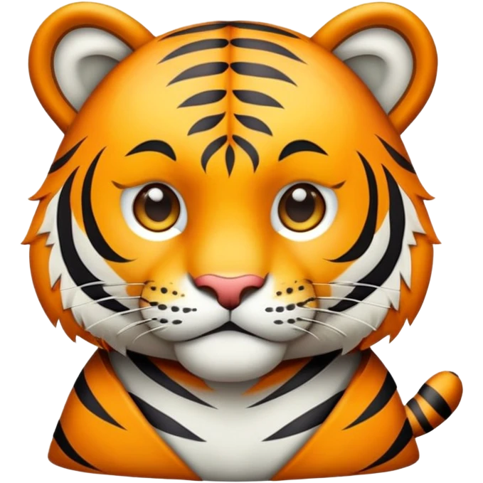 Tiger in costume  emoji