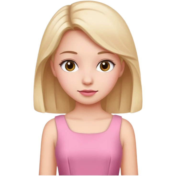 pink dress girl emoji