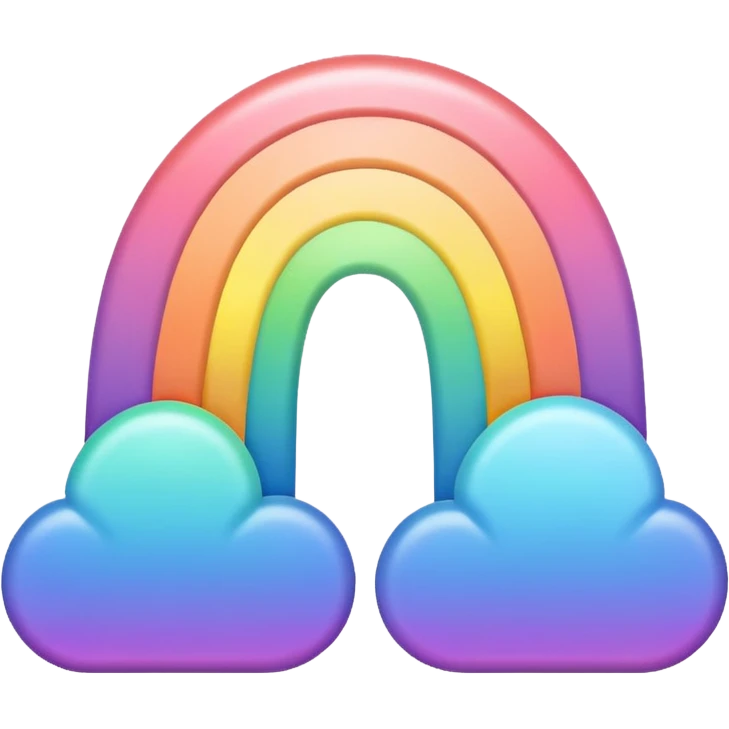 Rainbow pastel  emoji