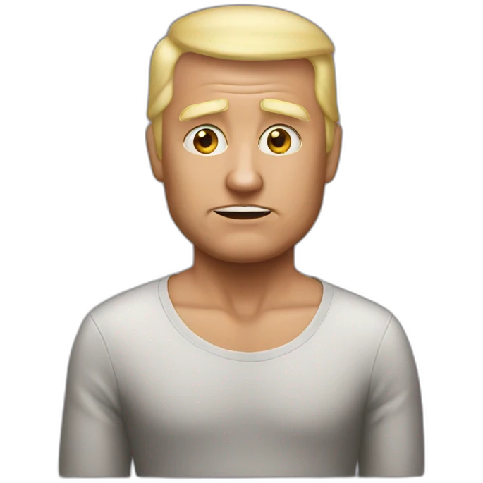 trump without hair emoji