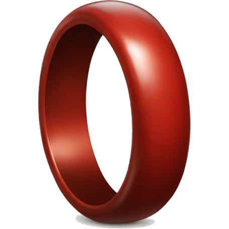 red wedding ring emoji