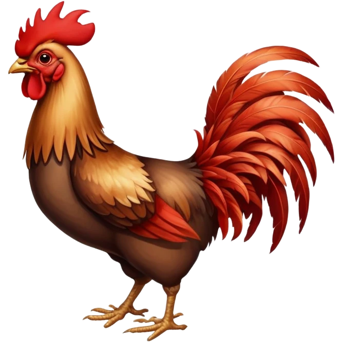 Small rooster emoji