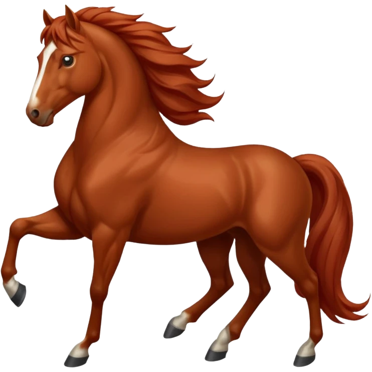 Red horse emoji