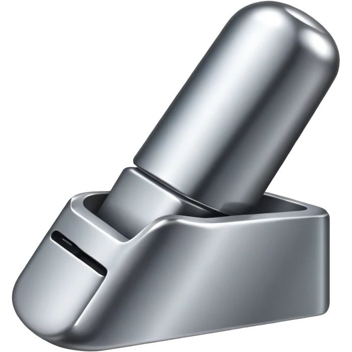 hardware nail with metallic shine emoji
