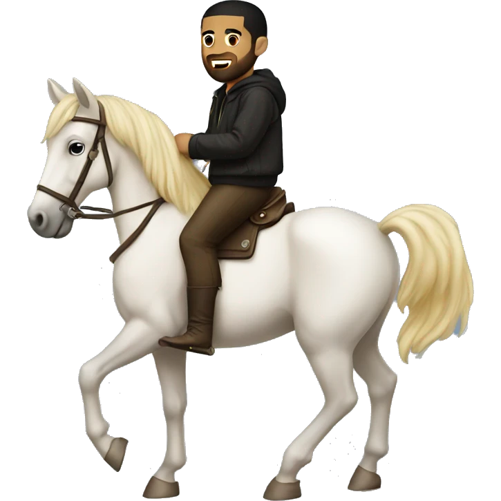 Drake on a horse emoji