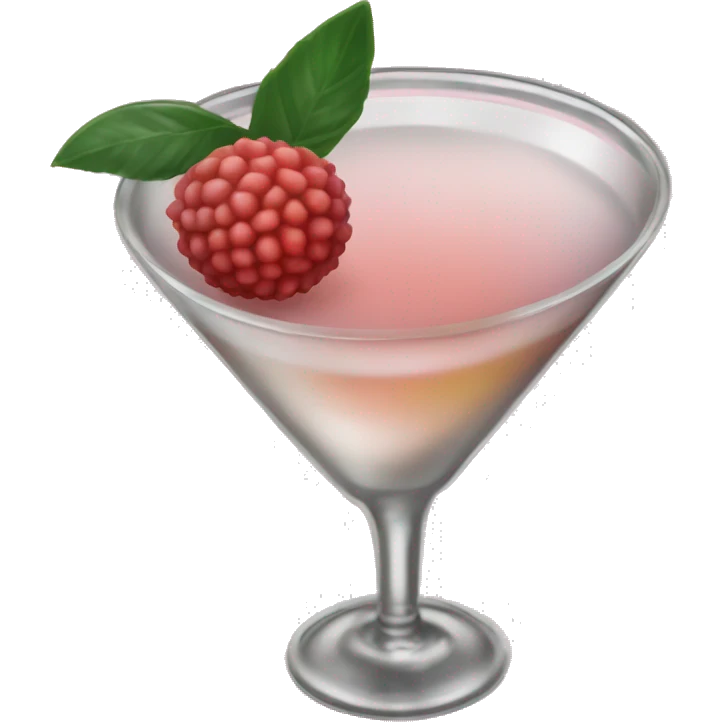 Lychee martini emoji