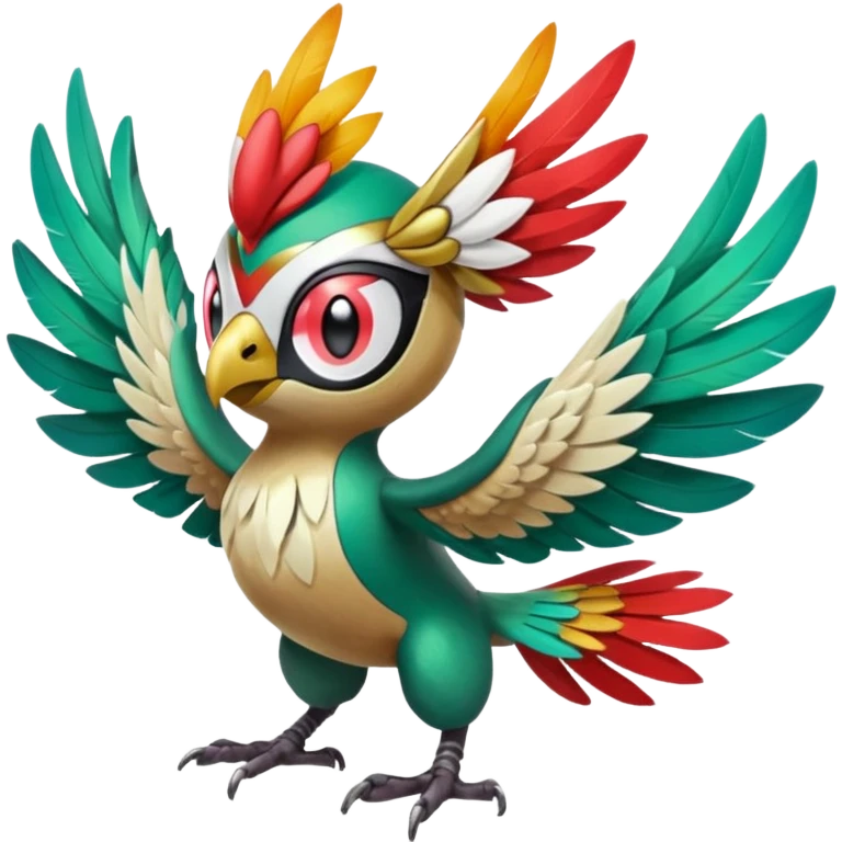 Meloetta-Hawlucha-Trico-Pokémon-Fakémon-fusion-hybrid-creature emoji