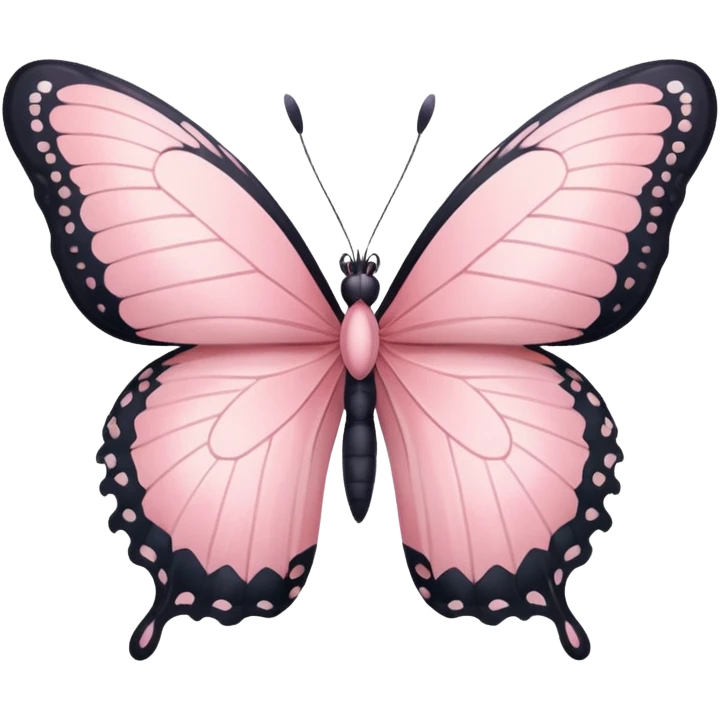 Pastel pink butterfly  emoji