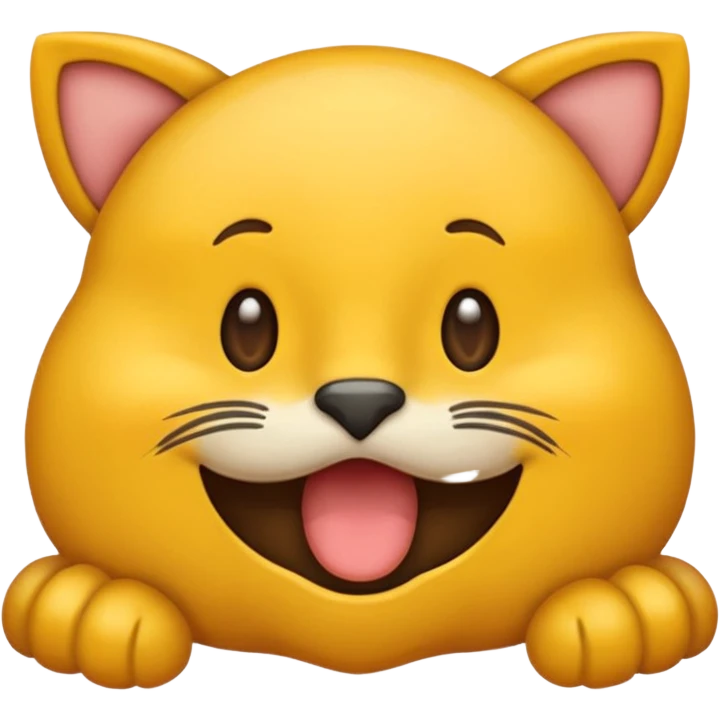 Emoji Sigma con mewing,una mandíbula muy marcada y con una ceja levantada y la otra abajo emoji