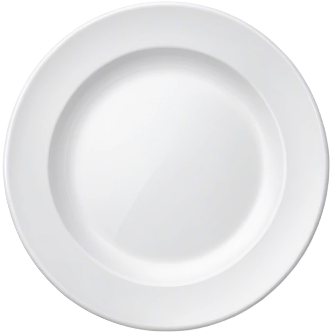 Empty plate  emoji