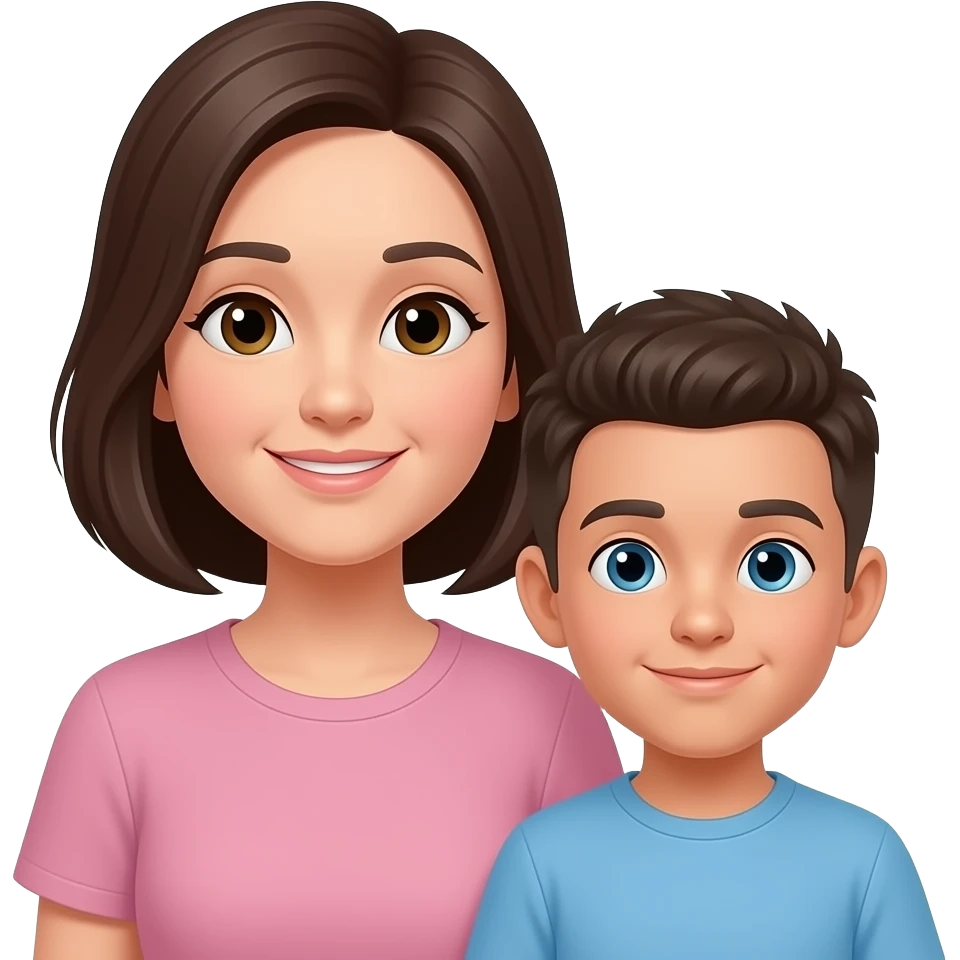 Mother and son emoji