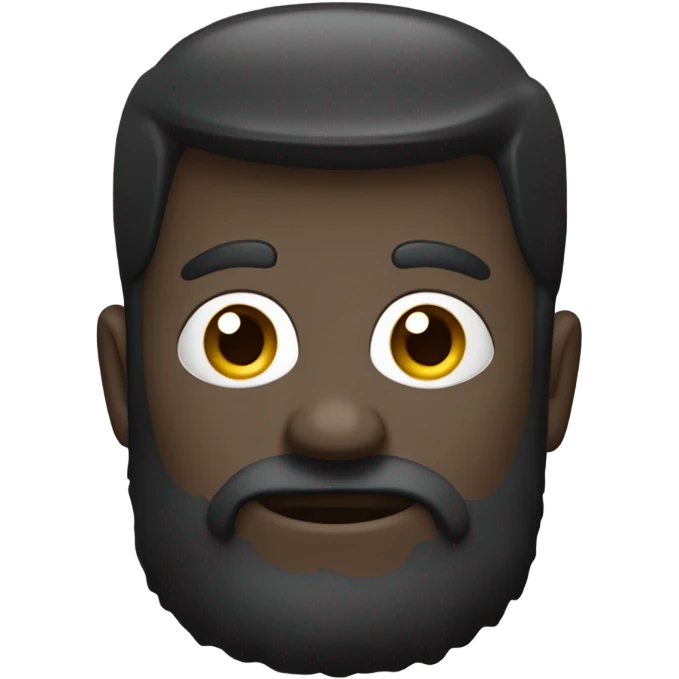 tête de bélier en noire et blanc emoji