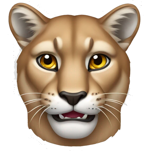 Cougar with claws emoji