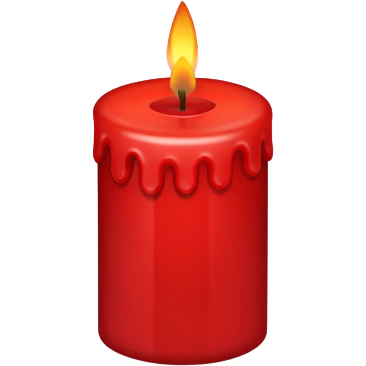 Christmas candle emoji