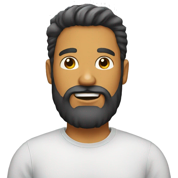 Man with a beard emoji