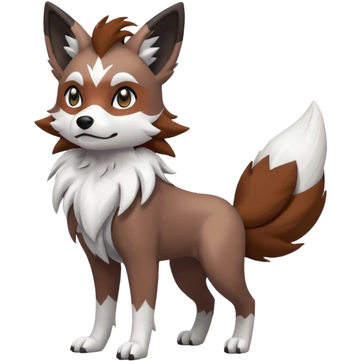 Purloin-Lycanroc-Rocruff-Fakémon-hybrid-creature (full body)  emoji